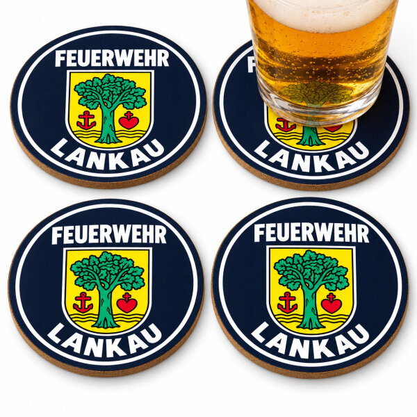FFW Lankau - Untersetzer (3 St&uuml;ck)