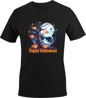 Halloween - Baum mit Geistern