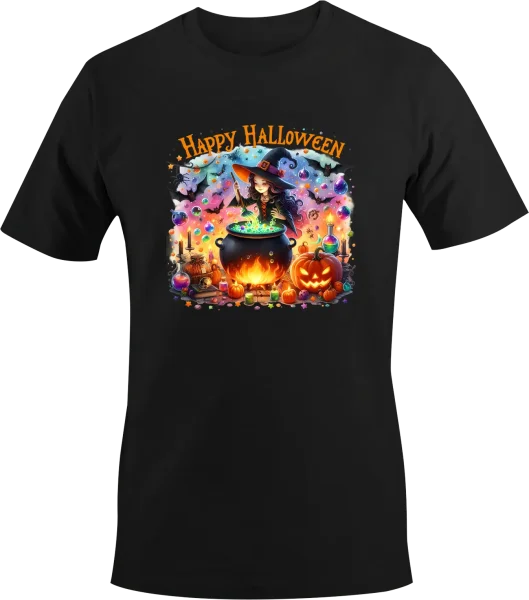 Halloween - Hexe am Kochtopf