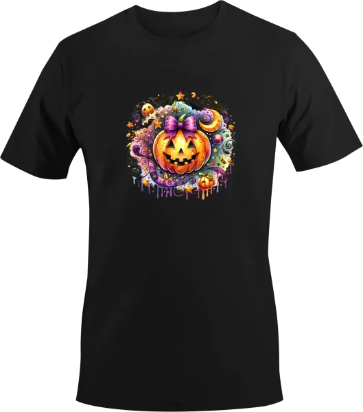 Halloween - K&uuml;rbis mit Schleife