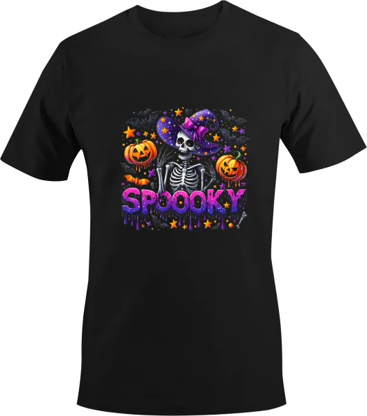 Halloween - Spooky Skelett Hexe